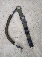 Страховочный шнур (тренчик) с фастексом, быстросъемный паракорд олива 993 - изображение 2