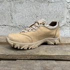 Кросівки тактичні з натуральної шкіри EB extreme 45р 29,5 см бежеві - зображення 4