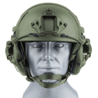Профессиональные Активные Тактические Наушники Earmor M31X Mark 3 для Шоломів Зеленый (33312) - изображение 3