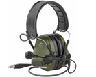 Профессиональные Активные Наушники Peltor ComTac VI NIB Headset NATO wired Олива (MT20H682FB-86N), Вертикальные с 1 Аудиовыходом J11 - изображение 1
