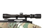 Снайперська страйкбольна гвинтівка Specna Arms SA-S03 Core with Scope and Bipod Multicam - зображення 12