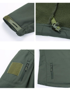Куртка / вітровка тактична Softshell olive (олива) софтшелл Розмір 3XL - зображення 4