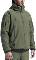 Куртка / вітровка тактична Softshell olive (олива) софтшелл Розмір 3XL - зображення 7