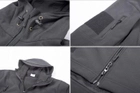 Куртка / ветровка тактическая Softshell grey (серый) софтшелл Размер 5XL - изображение 6