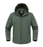 Куртка / вітровка тактична Softshell olive (олива) софтшелл Розмір XL - зображення 3