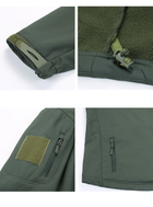 Куртка / вітровка тактична Softshell olive (олива) софтшелл Розмір XL - зображення 4