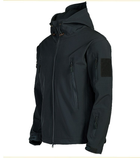 Куртка тактическая SOFTSHELL BLACK XXL 26670 - изображение 1