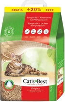 Наполнитель для кошачьего туалета Cat's Best Original Древесный комкующийся 5.2 кг (10+2 л) (4002973191163)