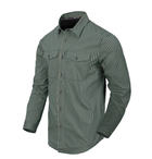 Рубашка (Скрытое ношение) Covert Concealed Carry Shirt Helikon-Tex Savage Green Checkered L Тактическая мужская - изображение 1