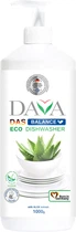 Засіб для миття посуду Dava Balance екологічний з екстрактом Алое 1 л (4260637724359)