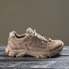 Кросівки унісекс шкіряні Demi Season 37 (24,5см) Демісезон 1208 Ukr-Tec (Койот) тактичні черевики - зображення 2