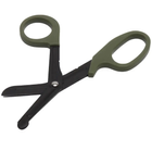 Тактические ножницы медицинские изогнутые E-Tac Green - изображение 3