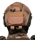 Комплект кавер для шлема Fast и подсумок карман (противовес) для аксессуаров на кавер кайот - изображение 3