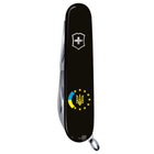 Складной швейцарский нож Victorinox Vx13703.3_T1130u Climber Ukraine Украина ЕС 14 функций 91 мм черный - изображение 5