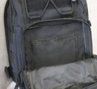 Однолямковий міський тактичний рюкзак Tactical барсетка сумка із системою molle на 7 л Black (095-black) - зображення 9
