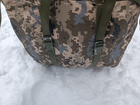 Сумка рюкзак баул 100 литров военный тактический ЗСУ армейский баул цвет Пиксель 3148 - зображення 4