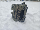 Військовий рюкзак на 60 літрів із системою MOLLE ЗСУ армійський тактичний рюкзак колір Оліва - зображення 1
