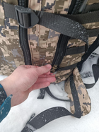 Військовий рюкзак на 60 літрів з системою MOLLE тактичний армійський ЗСУ рюкзак колір піксель - зображення 3