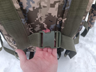 Сумка рюкзак баул 100 литров военный ЗСУ армейский тактический баул цвет пиксель 3145 - изображение 6