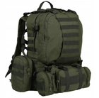 Тактический рюкзак Mil-tec с разгрузкой defense pack asessembly 36 л Olive 14045001 - изображение 1