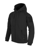 Куртка толстовка (Худи) Urban Tactical Hoodie (Fullzip) Lite Helikon-Tex Black 2XL Тактическая мужская - изображение 1