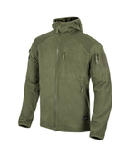 Куртка Alpha Hoodie Jacket - Grid Fleece Helikon-Tex Olive Green M Тактична - зображення 1