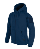 Куртка толстовка (Худи) Urban Tactical Hoodie (Fullzip) Lite Helikon-Tex Blue XS Тактическая мужская - изображение 1