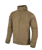 Куртка Alpha Hoodie Jacket - Grid Fleece Helikon-Tex Coyote L Тактическая - изображение 1