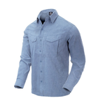 Рубашка Defender MK2 Gentleman Shirt Helikon-Tex Melange Light Blue L Тактическая мужская - изображение 1