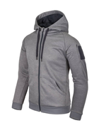 Куртка толстовка (Худи) Urban Tactical Hoodie (Fullzip) Helikon-Tex Grey Melange 3XL Тактическая мужская - изображение 1