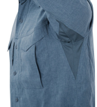 Рубашка Defender MK2 Gentleman Shirt Helikon-Tex Melange Blue XL Тактическая мужская - изображение 7