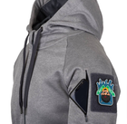 Куртка толстовка (Худі) Urban Tactical Hoodie (Fullzip) Helikon-Tex Grey Melange S Тактична чоловіча - зображення 5