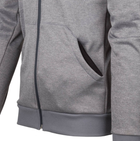 Куртка толстовка (Худі) Urban Tactical Hoodie (Fullzip) Helikon-Tex Grey Melange 2XL Тактична чоловіча - зображення 6