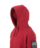 Куртка толстовка (Худи) Urban Tactical Hoodie (Kangaroo) Lite Helikon-Tex Red S (Красный) Тактическая мужская - изображение 4