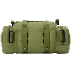 Тактическая штурмовая наплечная сумка Molle M-03G 10л GREEN - изображение 4