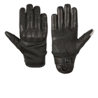 Тактичні сенсорні шкіряні рукавички Holik Beth black розмір L - зображення 1