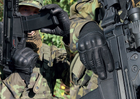 Тактические сенсорные кожаные перчатки Holik Beth black размер S - изображение 3