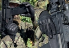 Тактичні сенсорні шкіряні рукавички Holik Beth black розмір М - зображення 3