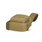 Рюкзак тактичний на одне плече AOKALI Outdoor A14 20L Sand військовий - зображення 3