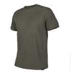 Футболка Tactical T-Shirt TopCool Helikon-Tex Olive Green L Мужская тактическая - изображение 1
