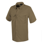 Рубашка Ultralight с коротким рукавомDefender MK2 Ultralight Shirt Short Sleeve Helikon-Tex Silver Mink L Тактическая мужская - изображение 1