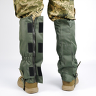 Військові тактичні гамаші від дощу, бруду армійські гетри - дощовики для ніг, гамаші Олива (KS4434354) - зображення 5
