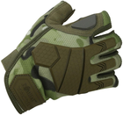 Тактичні рукавички Kombat Alpha Fingerless Tactical Gloves Мультикам L (kb-aftg-btp-l)