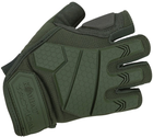 Тактичні рукавички Kombat Alpha Fingerless Tactical Gloves Оливкові XL (kb-aftg-olgr-xl) - зображення 1