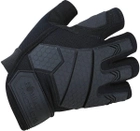 Тактичні рукавички Kombat Alpha Fingerless Tactical Gloves Чорні L (kb-aftg-blk-l) - зображення 1
