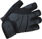 Тактичні рукавички Kombat Alpha Fingerless Tactical Gloves Чорні S (kb-aftg-blk-s) - зображення 1
