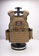 Плитоноска-тактический быстросъемный военный жилет YAKEDA COYOTE с подсумками и системой MOLLE Coyote brown VTC-6094A - изображение 3