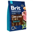 Сухой корм Brit Premium Sensitive Lamb для собак с чувствительным пищеварением со вкусом ягненка