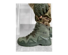 Берцы, походная обувь, тактические, армейские, военные ботинки, олива, дышащие, водоотталкивающие р.40 - изображение 1