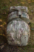 Тактична сумка баул US 65 л велика військова армійська сумка баул колір мультикам для передислокації ЗСУ - зображення 5